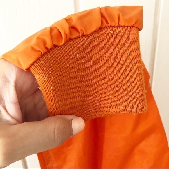 Calvin Klein Orange Spell Out Windbreaker Jacket - Picture 6 of 7